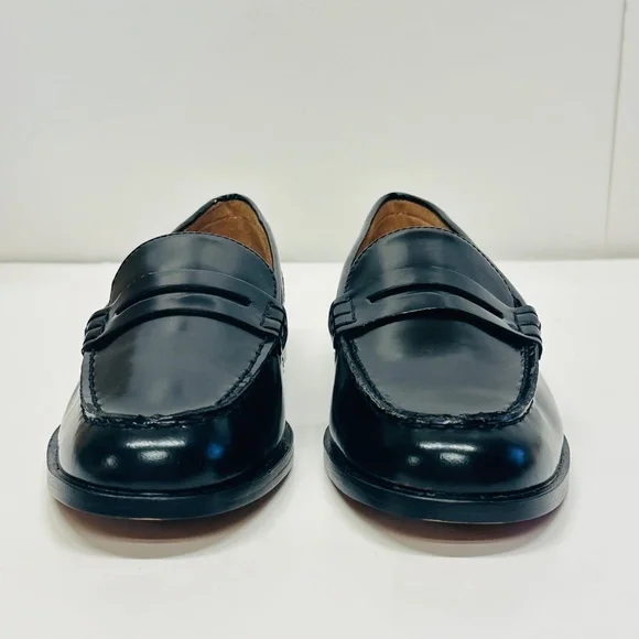 Madewell Penny Loafer In Leather True Black Size 8 1/2 New Retail $148 - Picture 3 of 10